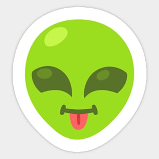Alien Raspberry Sticker